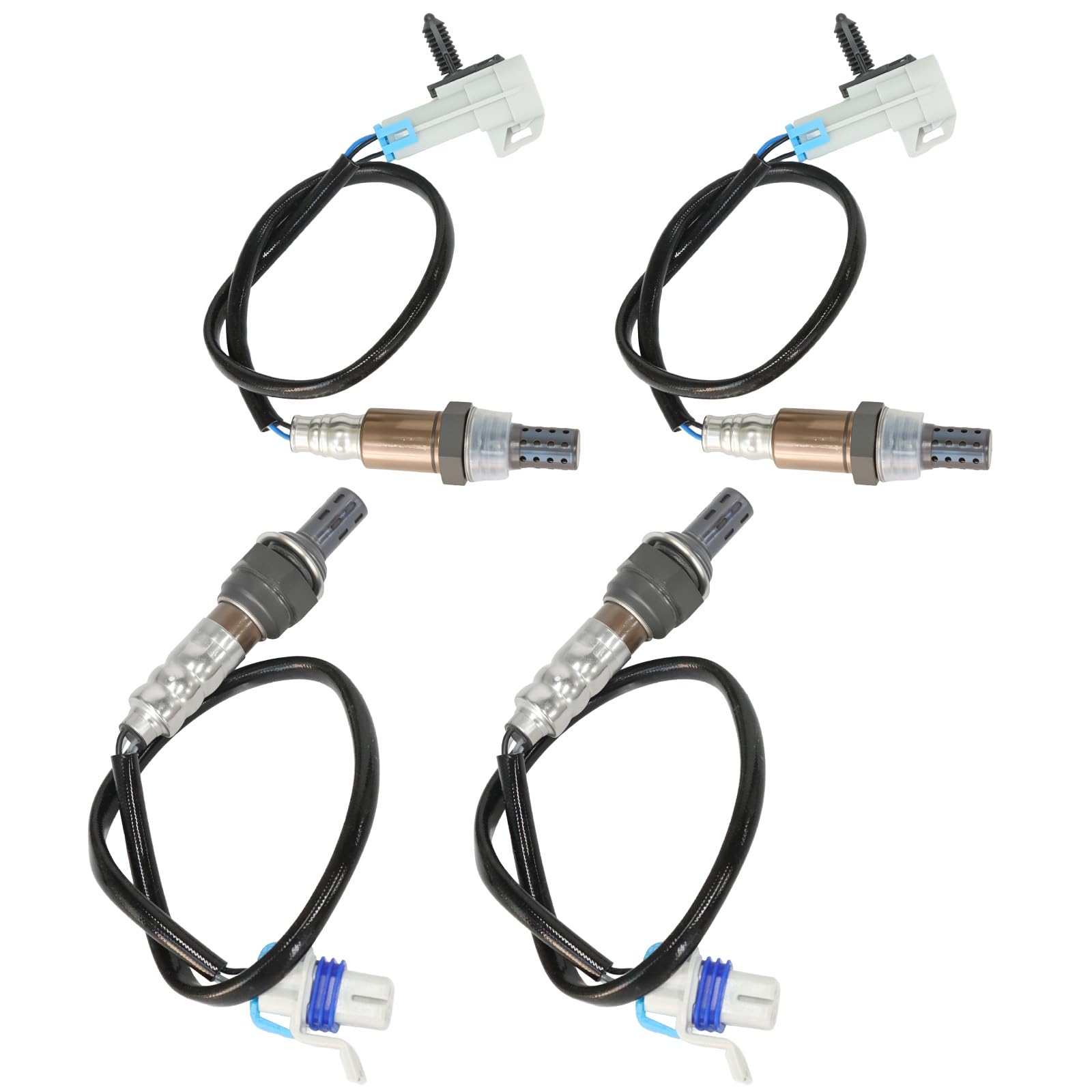 2008-2014 O2 Oxygen Sensor 234-4668 Upstream 234-4256 Downstream Compatible for Cadillac Escalade, for Chevrolet Avalanche/Silverado/Suburban/Tahoe,