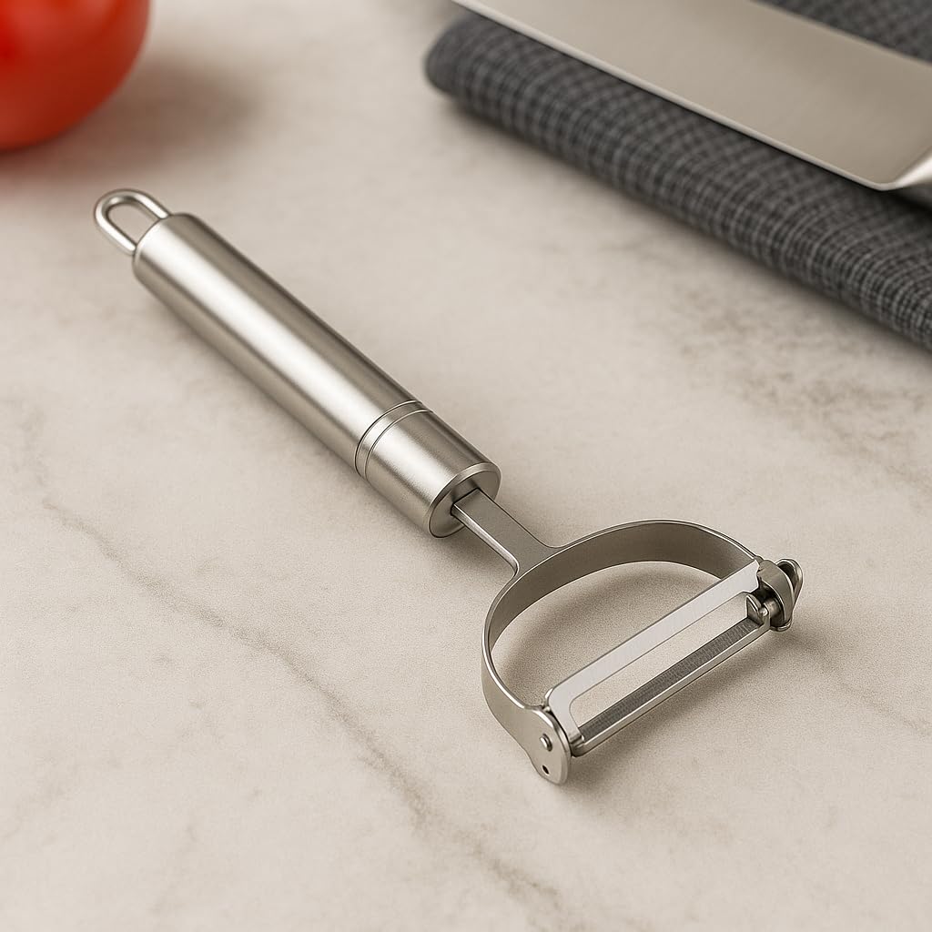 SUWORS Paslanmaz Çelik Sebze Soyucu – Y Tip Profesyonel Patates Havuç Kabak Soyacağı, Ergonomik Tutma Sapı, Bulaşık Makinesine Uygun