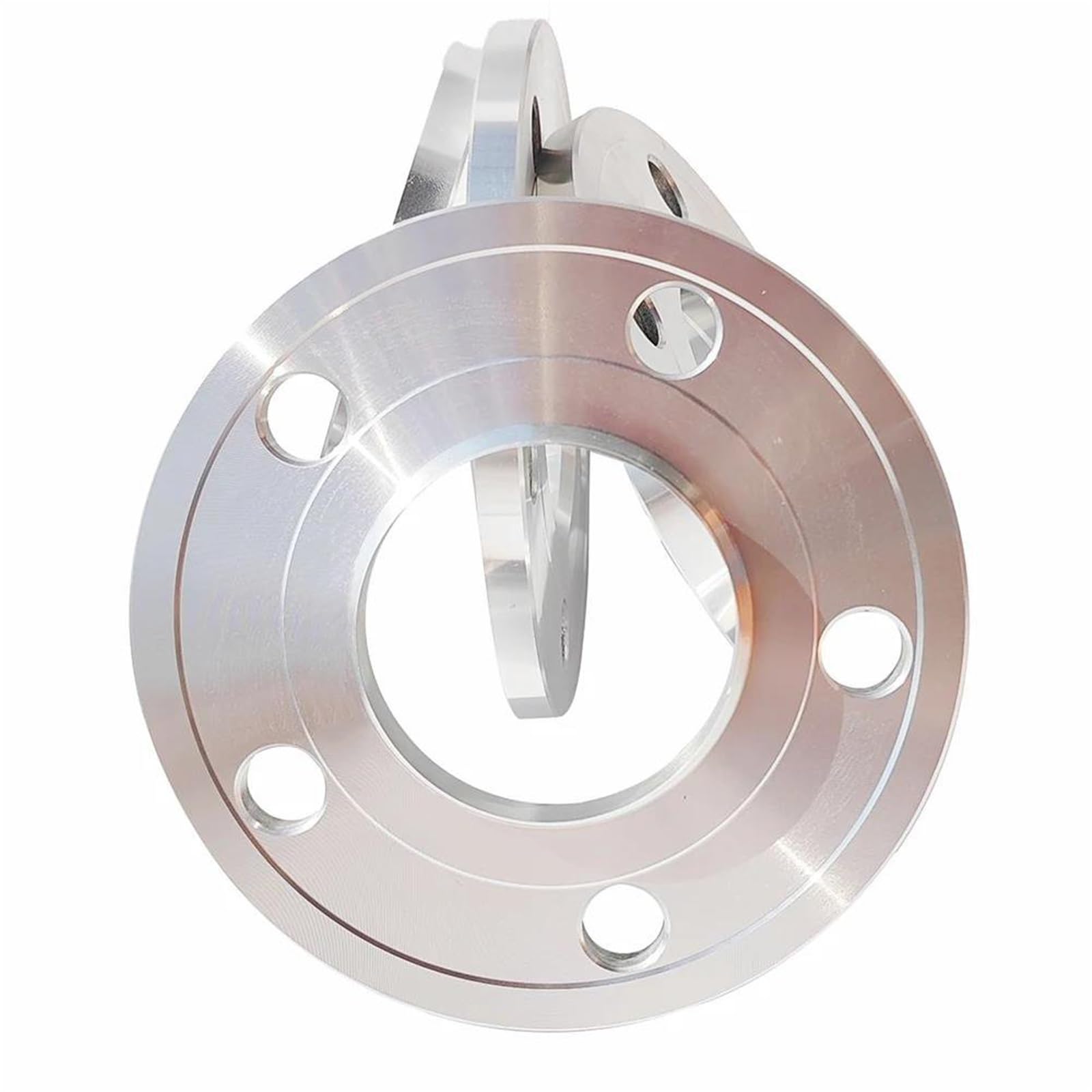 Abstandshalter für Reifenversatz 12MM/15MM Spurverbreiterungen Verbreiterungssatz 5x100 57,1 Adapter Für Škoda Für Fabia Für Octavia(12mm-silver)
