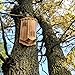 Barn Owl House,Owl Nesting Box for Outside,Wooden Screech Owls Nesting Box, Large Caliber Round Hollow Outdoor Bird's Boxes, Suitable for Wildlife Screech, Barred, Great Horned, Barn