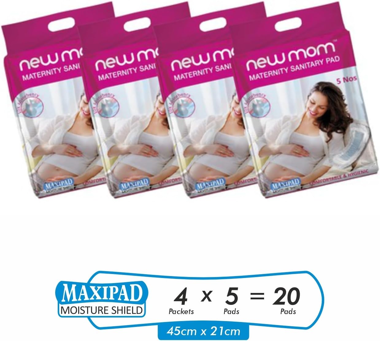 NewMom Dynamnic Mom Maternity Pads (Pack of 20)