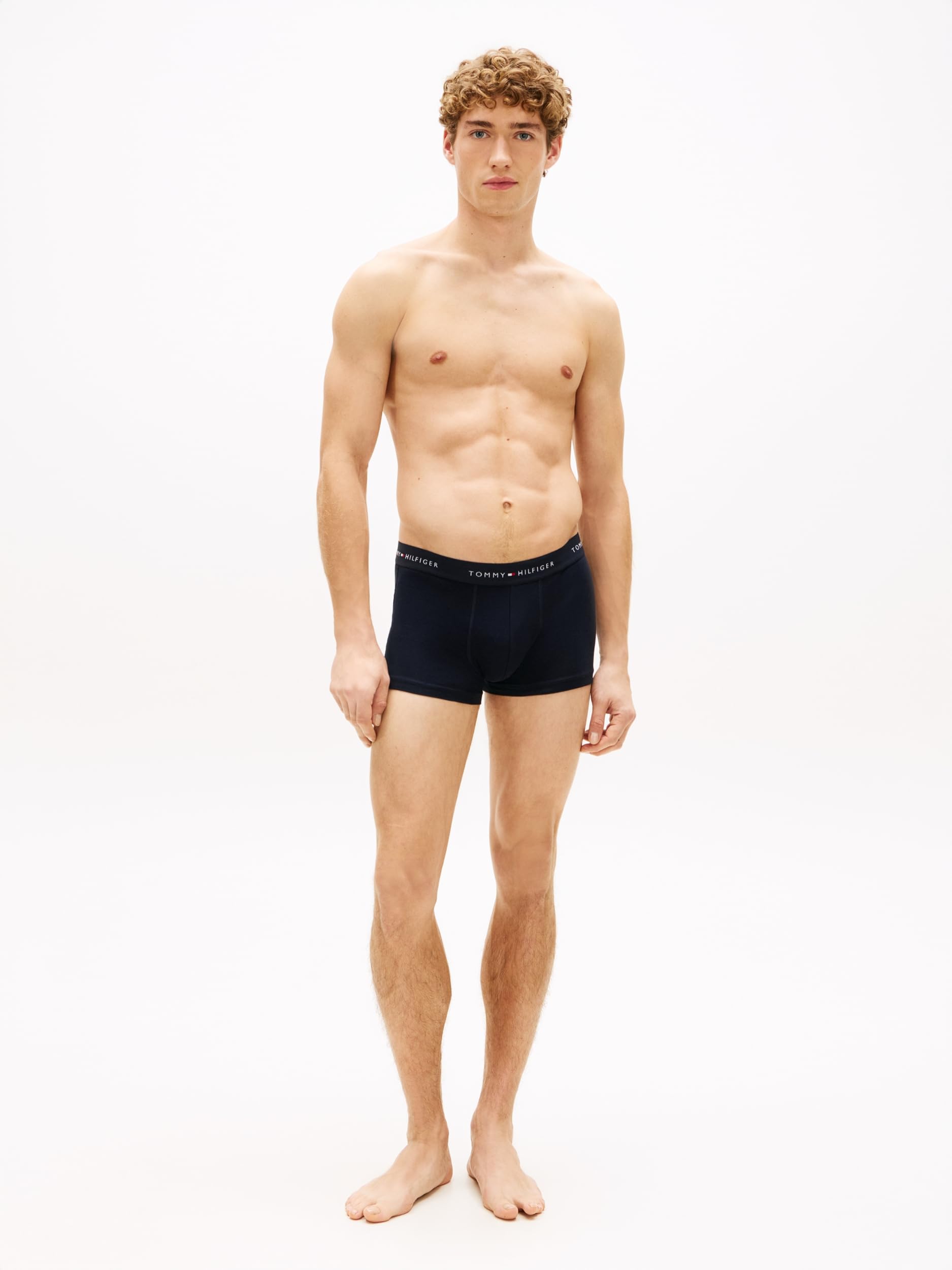 Tommy Hilfiger Boxers Lot de 3 Homme avec Ceinture à Motif Logo