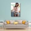 Minami Sato Miki Sexy Beautiful Legs Model Actress Swimsuit Photo Picture - Poster Wall Art Hot Girl Beautiful Woman Room Decor Canvas 12x18inch 30x45cm
