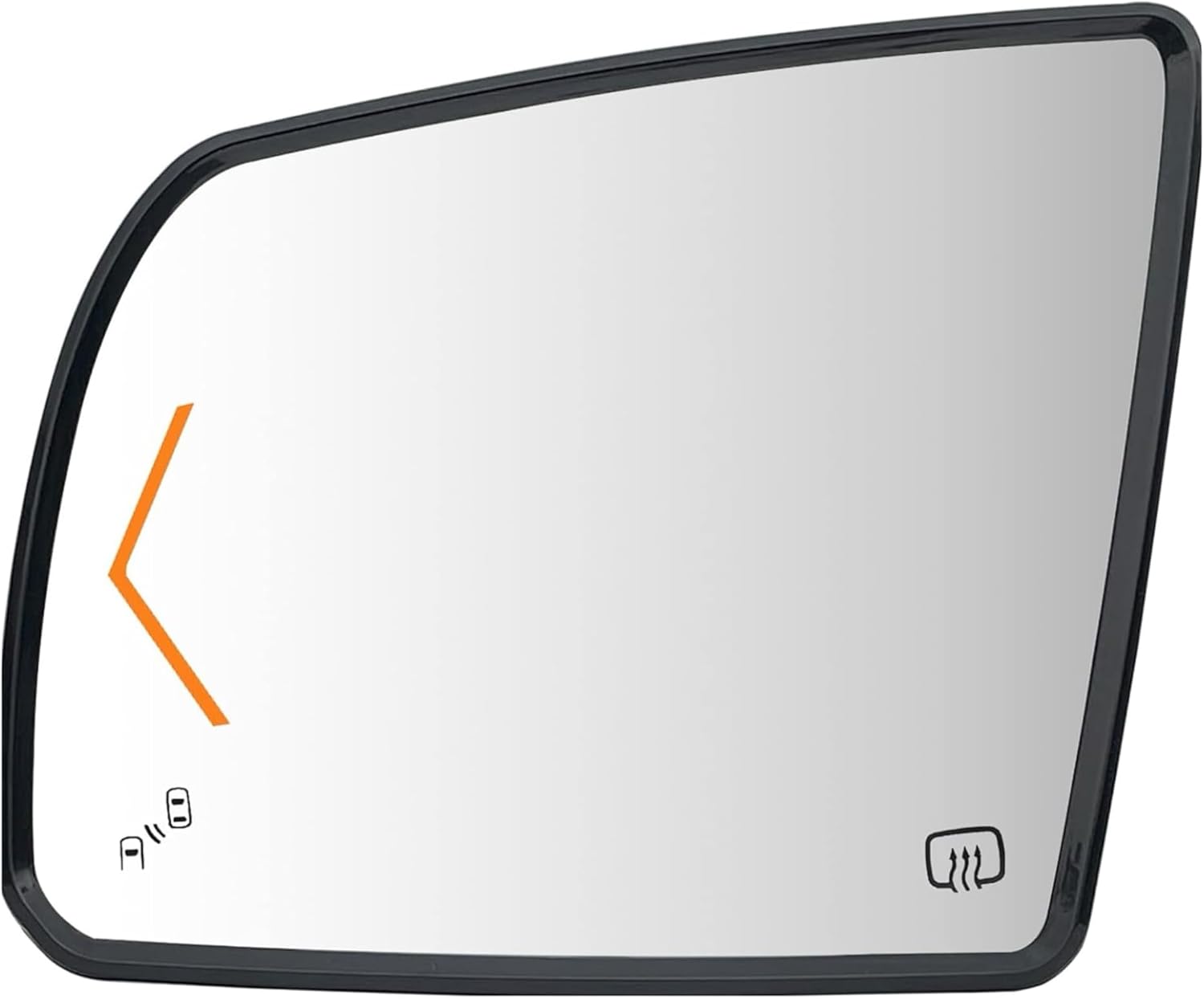 Heated Mirror Glass with Turn Signal & Blind Spot Driver Side for 2008-2017 Toyota Sequoia, 2007-2020 Toyota Tundra, Chrome Plated OEM Flat Mirror, Plug and Play Anti-Scratch Wear Resistant