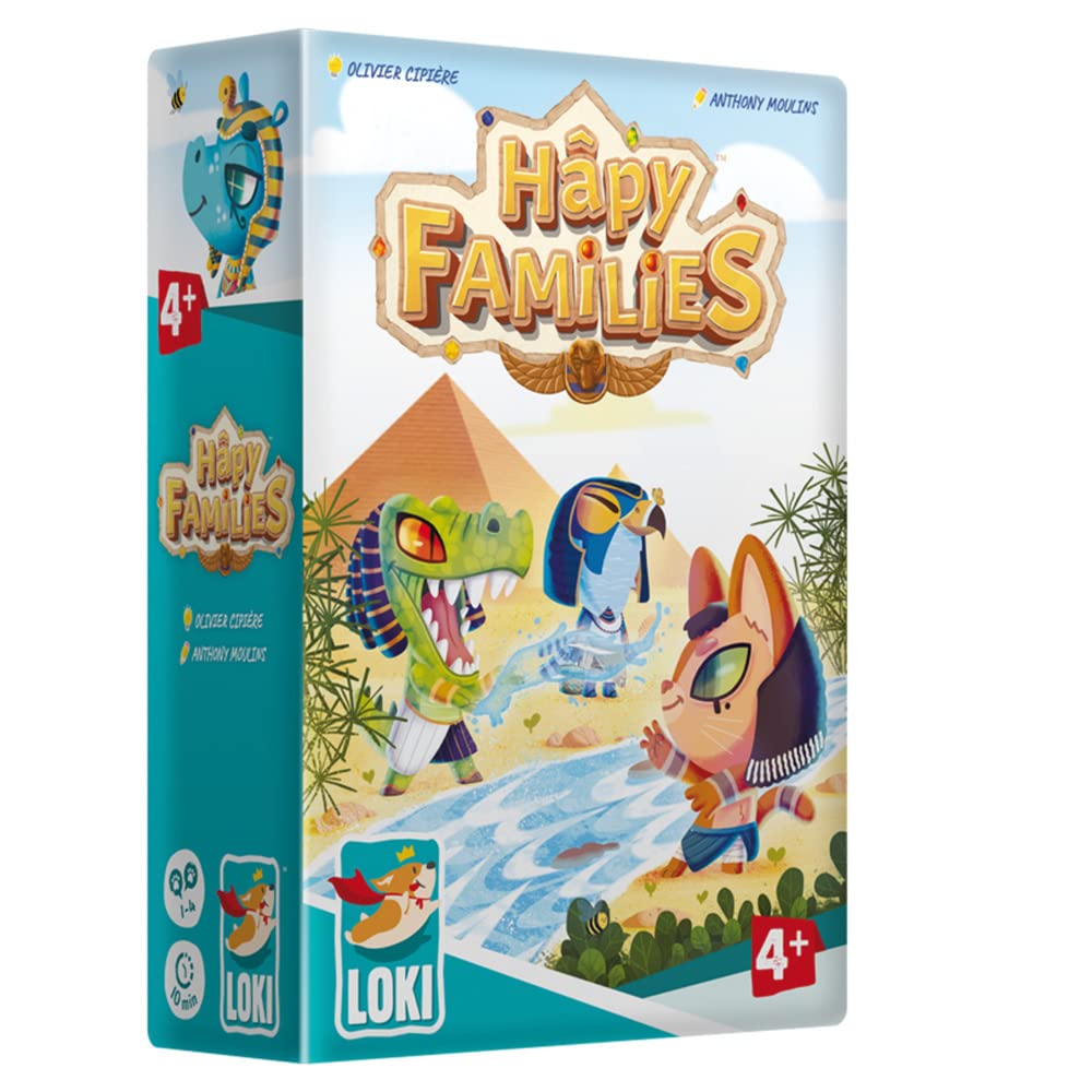 Iello Loki | Hâpy Families | Family Card Game | Ages 5+ | 2-4 Players | 10 Minutes Playing Time