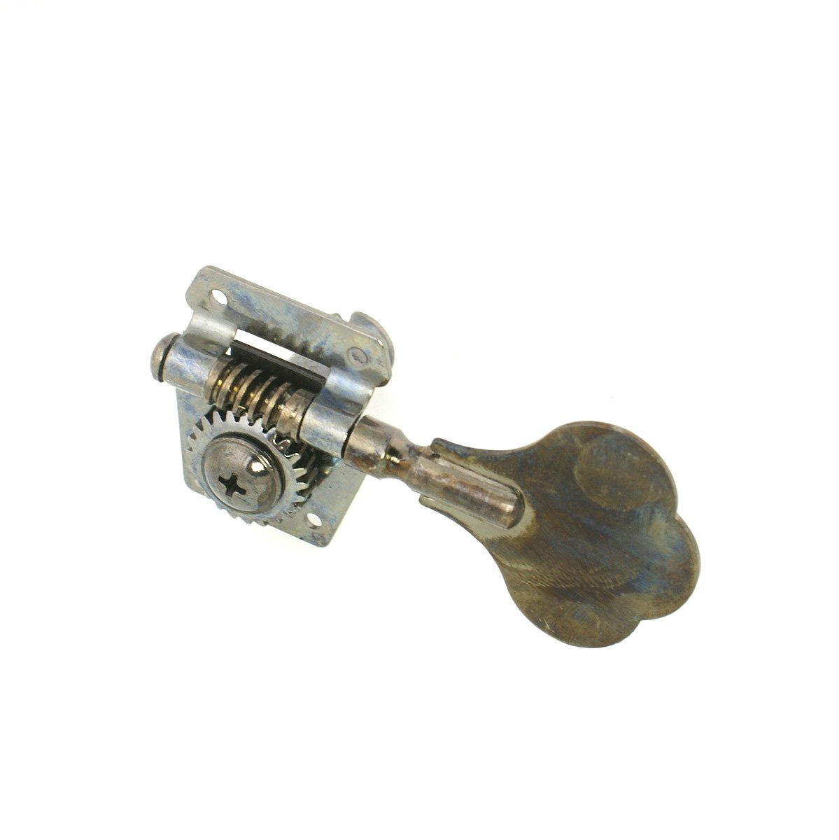 1x Universal Bass Guitar Tuners Tuning keys Head Peg,Open Gear/Right/Gray