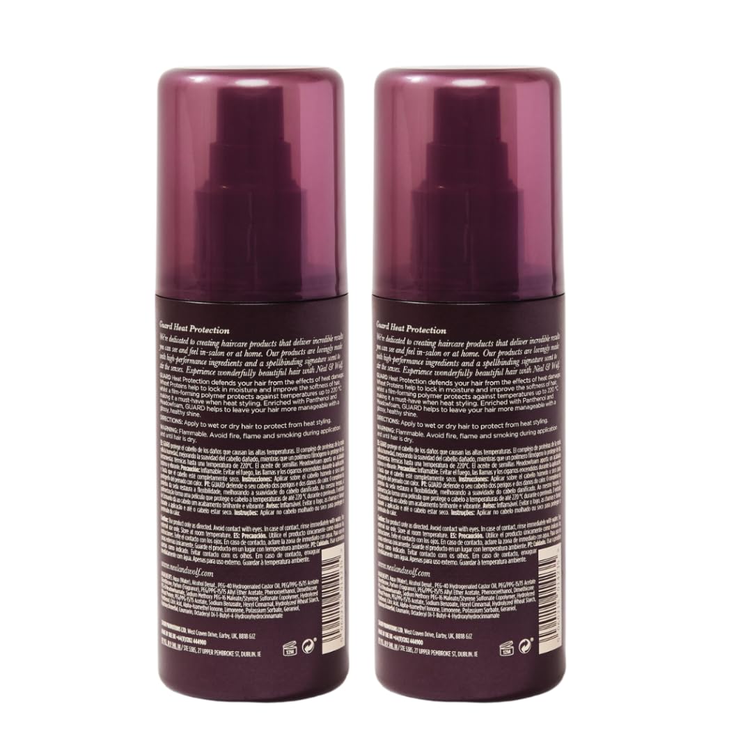 Neal & Wolf 2 x 150ml Guard Heat Protection, 150 ml (Pack of 2) - Image 2