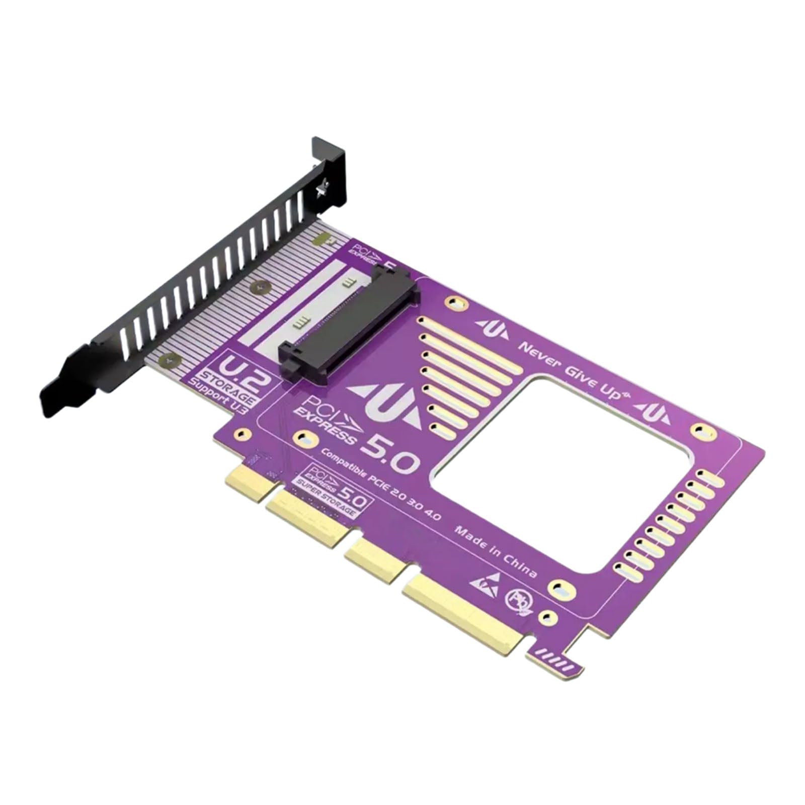 Sehuby PCIE5.0 Adapter,PCIE 5.0 1X to SFF-8639 Host Adapter for PM1735 NVMe PCIe