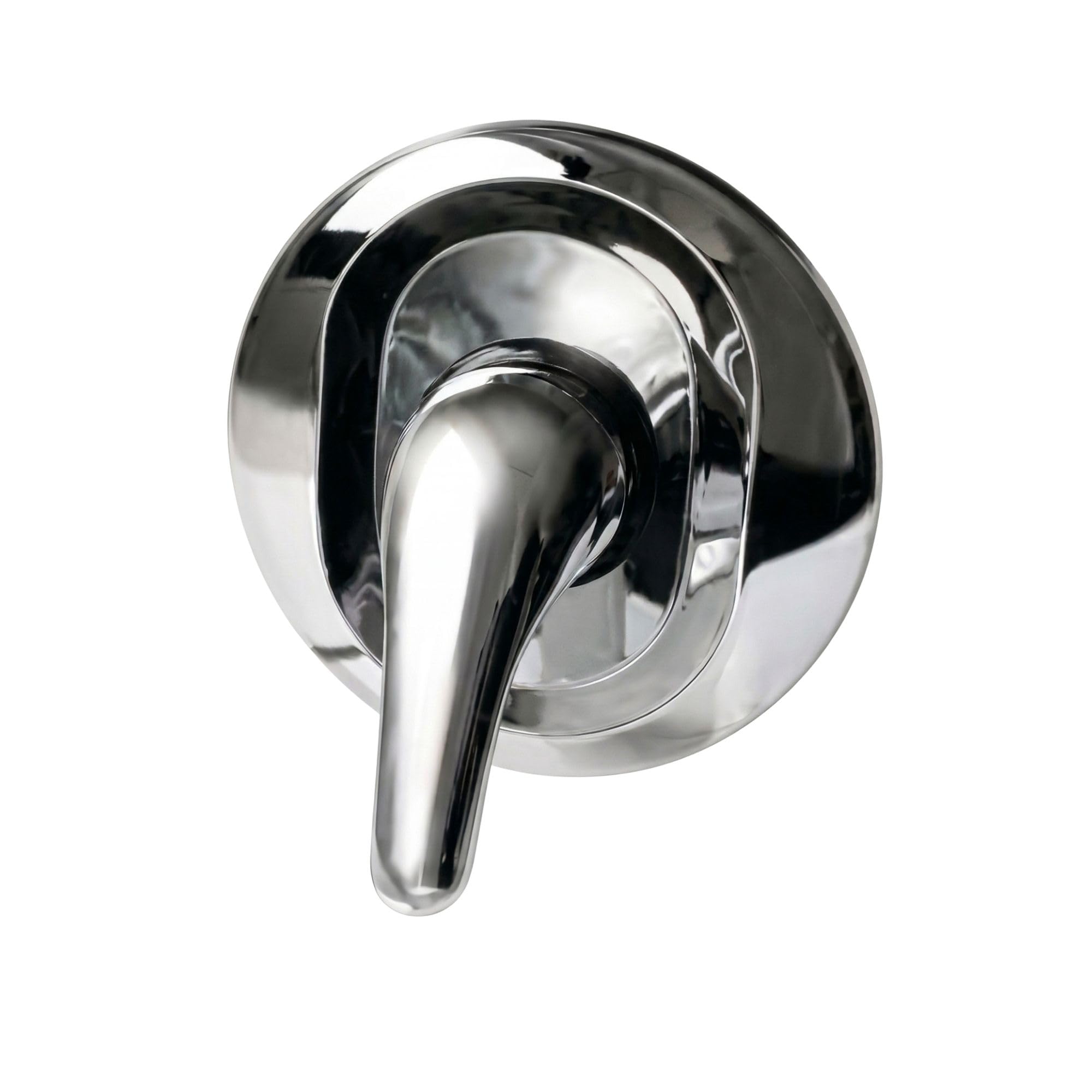 Miscelatore ad incasso per doccia monocomando | Colore argento | Completo di corpo incasso | Classico | Acqua Calda e Fredda | Stile Classico | Ottone Cromato |Kit Completo Installazione Facile