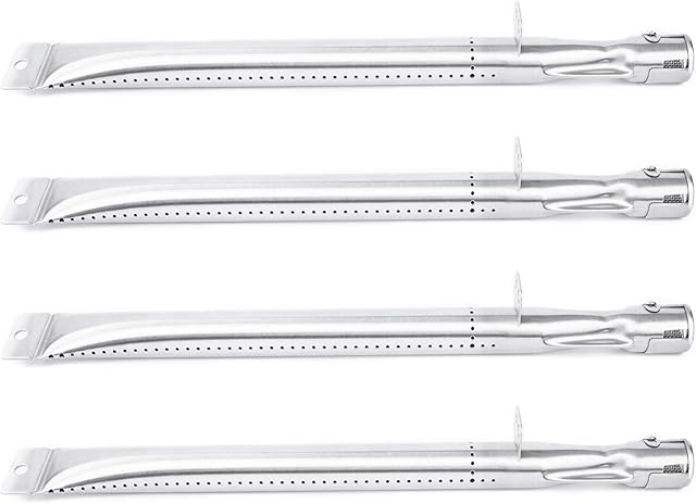 LOKHING 12411 Stainless Steel BBQ Pipe Tube Burner Replacement Parts for Grillware, Broilmate, Charmglow, Grill Pro, Master Forge, North American Outdoors, Perfect Flame, Sterling Gas Grill Models