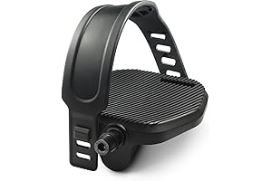 MARQUE Exercise Bike Pedals with Straps for Enhanced Indoor Cycling Experience