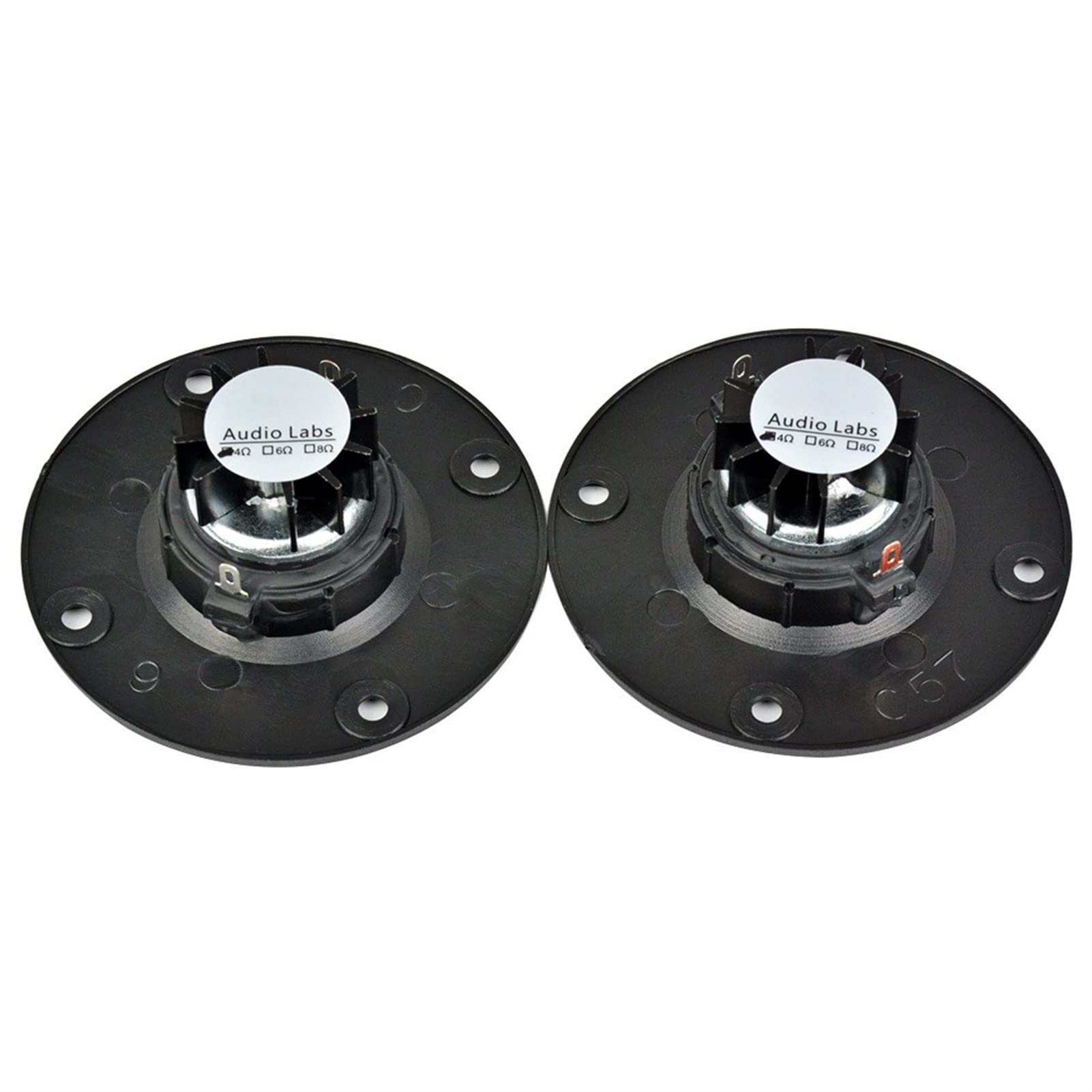 2 Pezzi 3 inch 4/6/8 Ohm 15W Dome Silk Tweeters Tweeter Audio Altoparlanti Neodimio Treble HiFi Treble Portable Altoparlante for Pannello (Color : 8 Ohm)