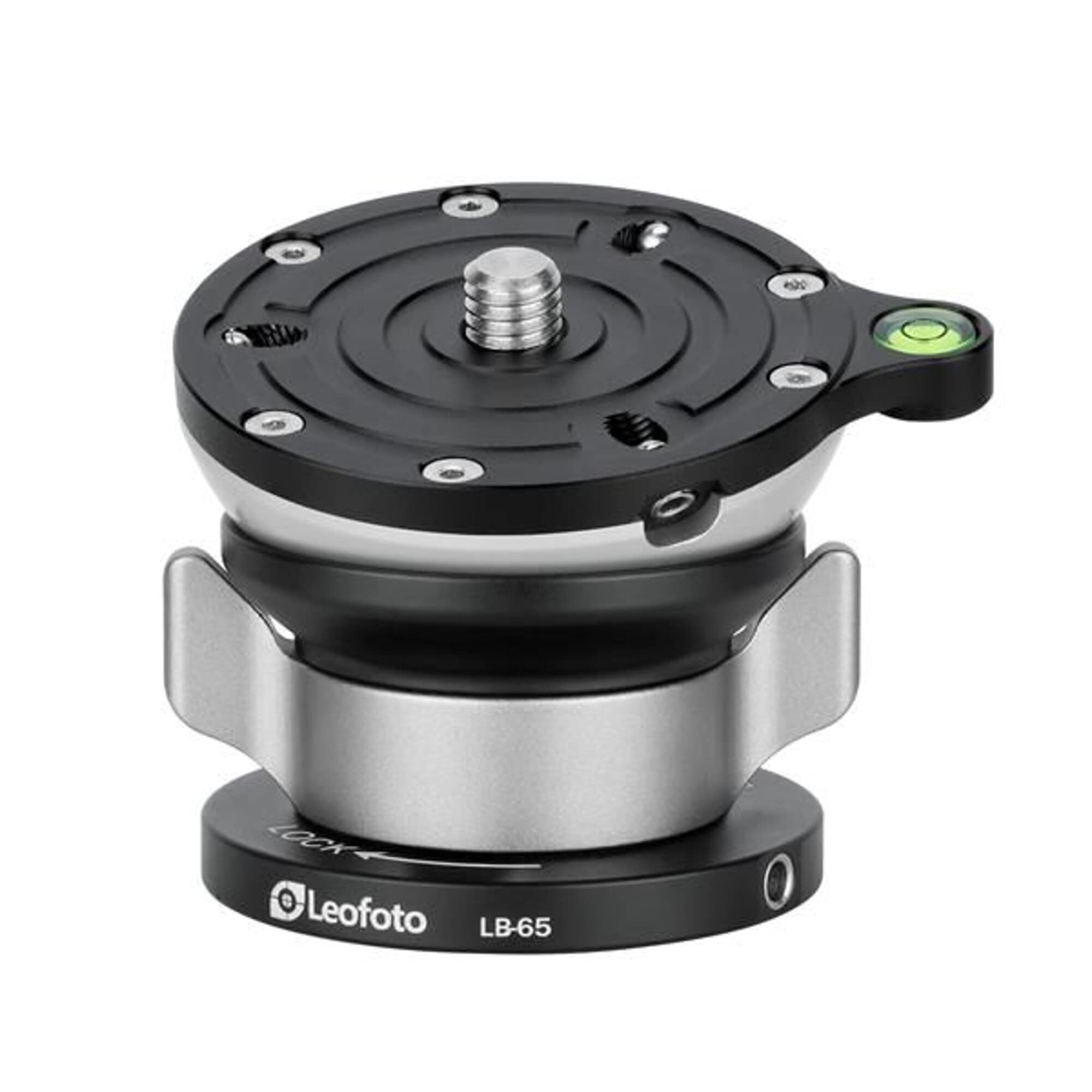 Leofoto レオフォト LB-65 #4744 Leofoto LB-65 65mm Leveling Base for Tripod w Butterfly Lock