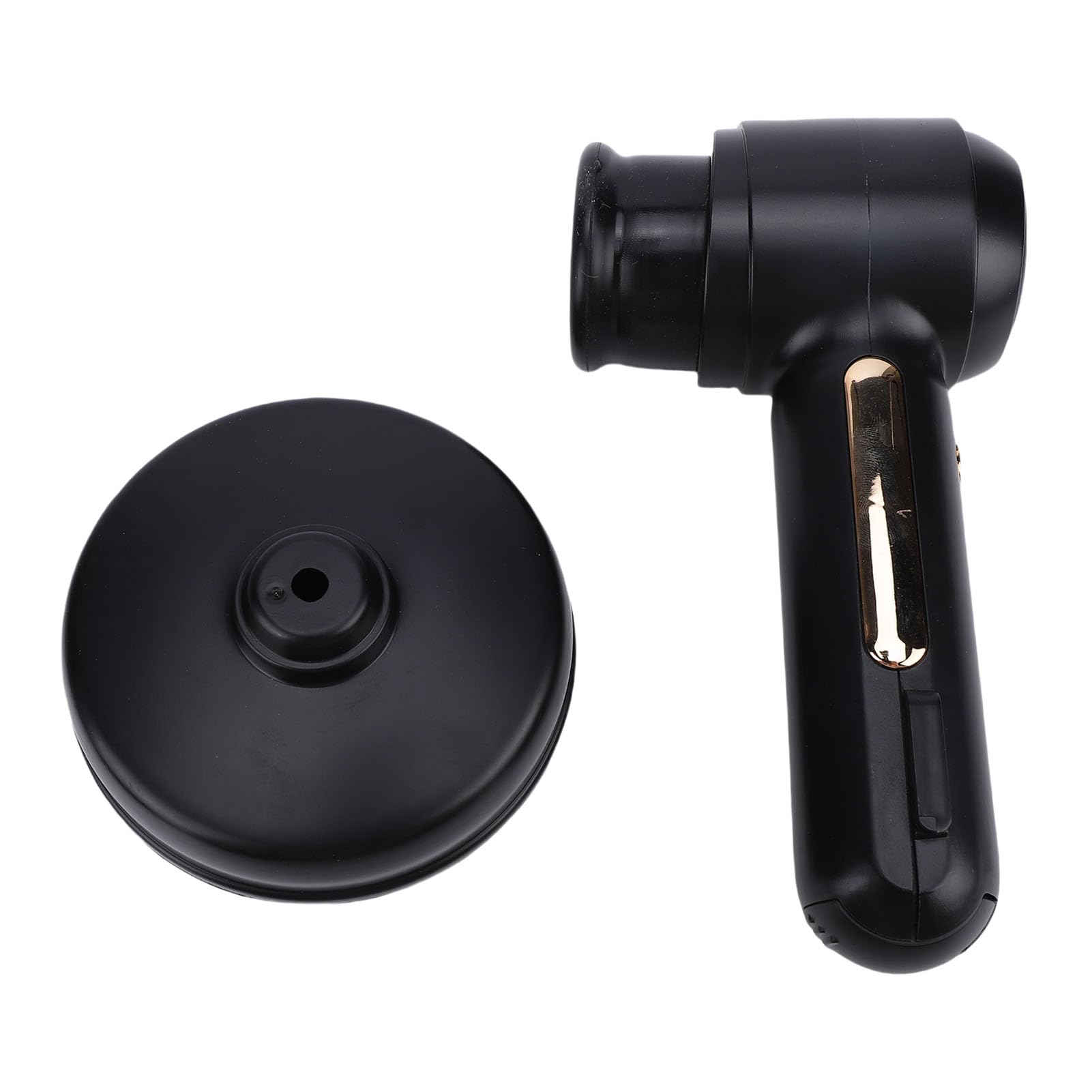 Sigillatrice sottovuoto portatile 60kPa Schermo LED con aspirazione Sigillatrice portatile ricaricabile per alimenti con 10 sacchetti sottovuoto riutilizzabili 10 coperchi (Black)