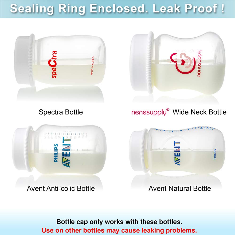 Nenesupply Caps Lids Compatible with Spectra Bottles Avent Bottles and Nenesupply Bottles