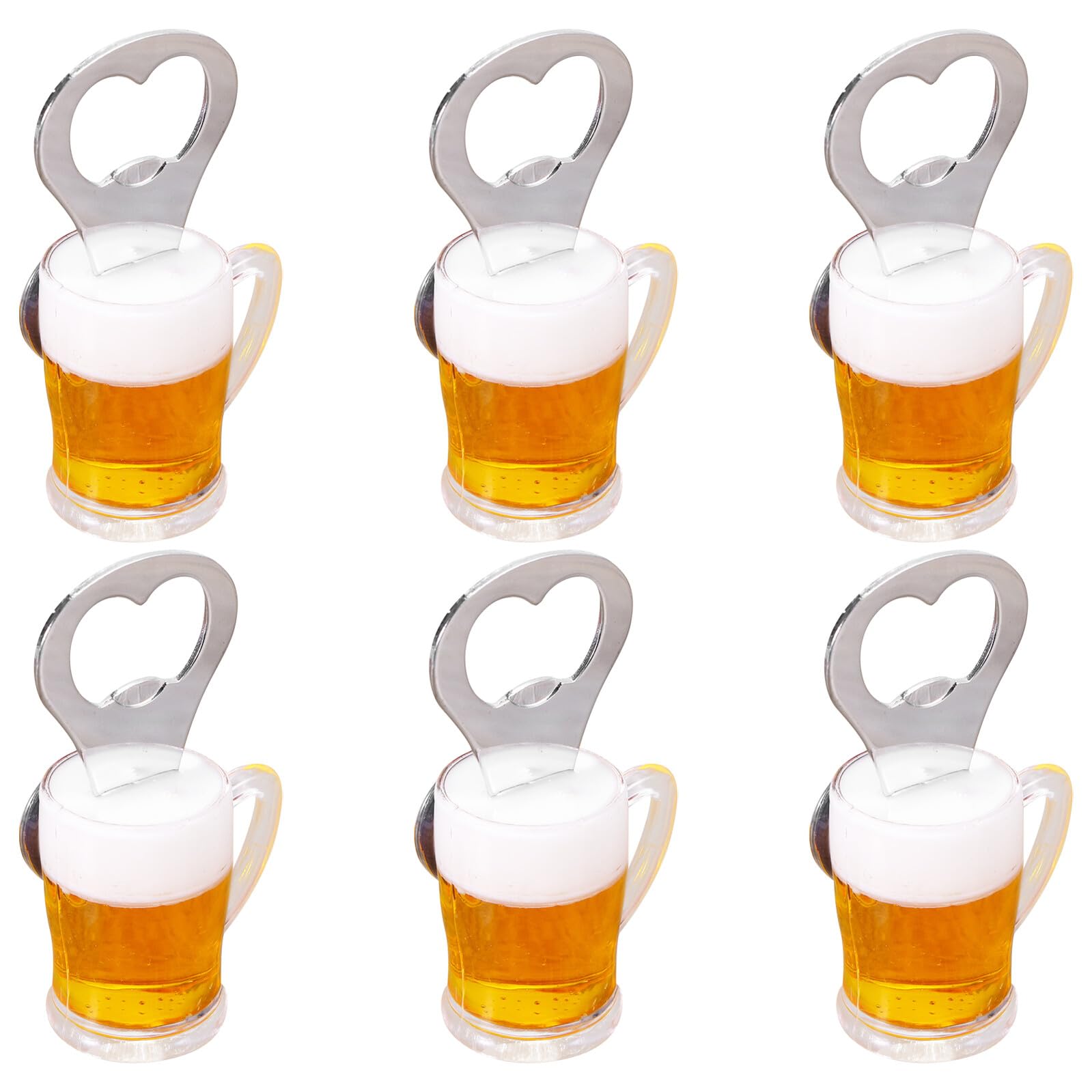 Décapsuleur Aimant Réfrigérateur Vintage en Forme de Bière au Design Rétro Soigné