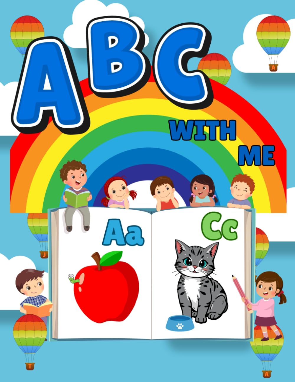 ABC WITH ME: ABC learning and activity book