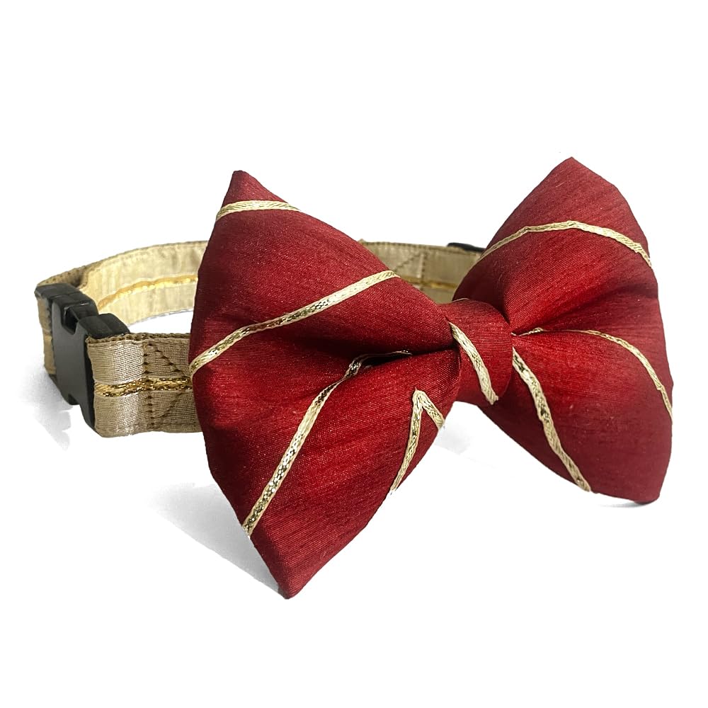 That Dog In Tuxedo Traditional Festive Dog Bow Tie for Diwali/Navratri/Festivals/Wedding - Festive/Ethnic Bowtie Collection for Pets/Dogs (M-L, Nilofar- Green) (B0CLH5X2RS) Amazon Price History, Amazon Price Tracker