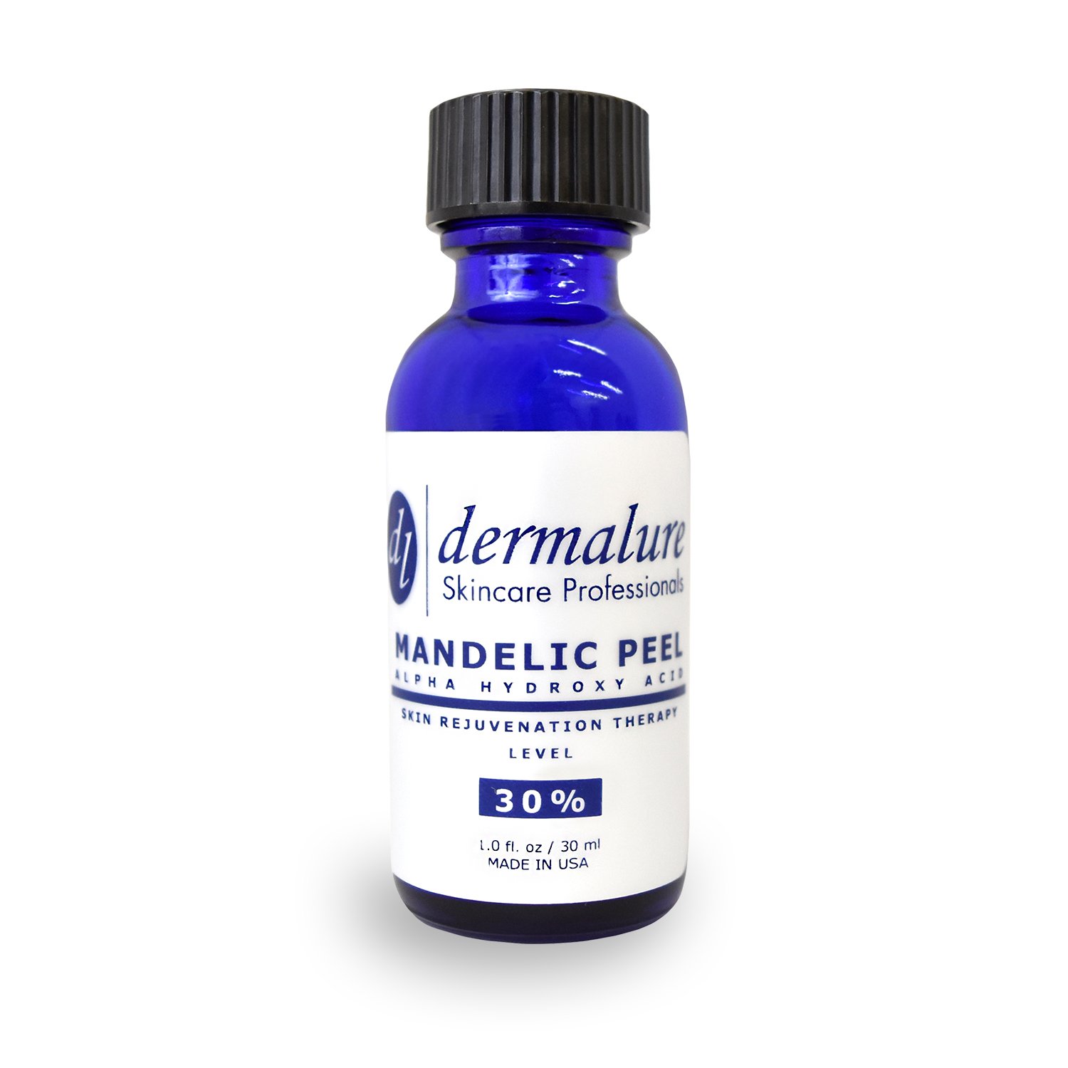 Mandelic Acid 20% AHA Alpha Hydroxy Peel Medical Strength Used For Rosacea, Cystic Acne, Blackheads, Pores, Whiteheads, Hyperpigmentation, Melasma, Age Spots, Sun Spots (1.0 fl. oz / 30 ml)