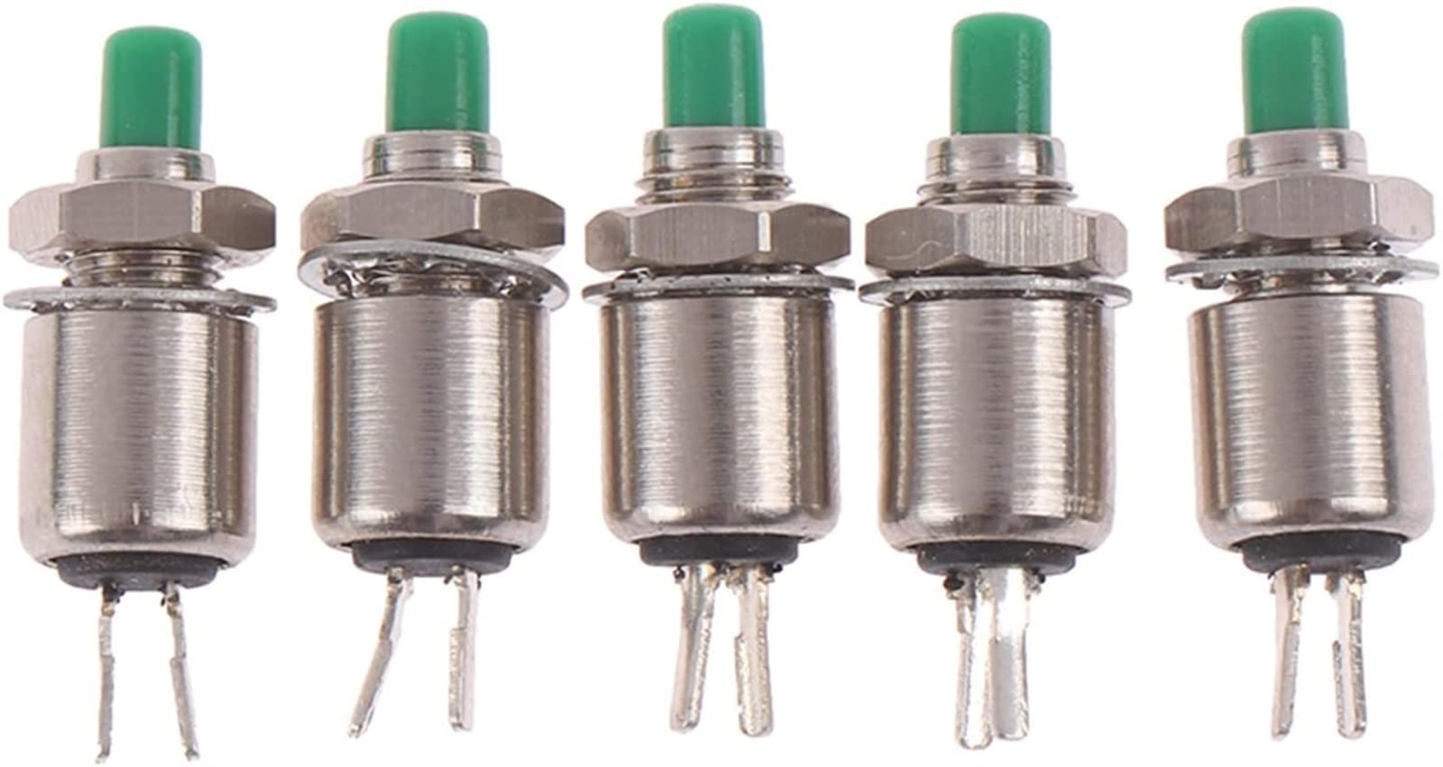 Micro-interrupteurs 5mm bouton-poussoir momentané vert DS-402 0.5A x5