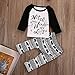 Newborn Baby Kids Boys Star Elephant Letter Print Tops+Pants Spring Fall Outfits