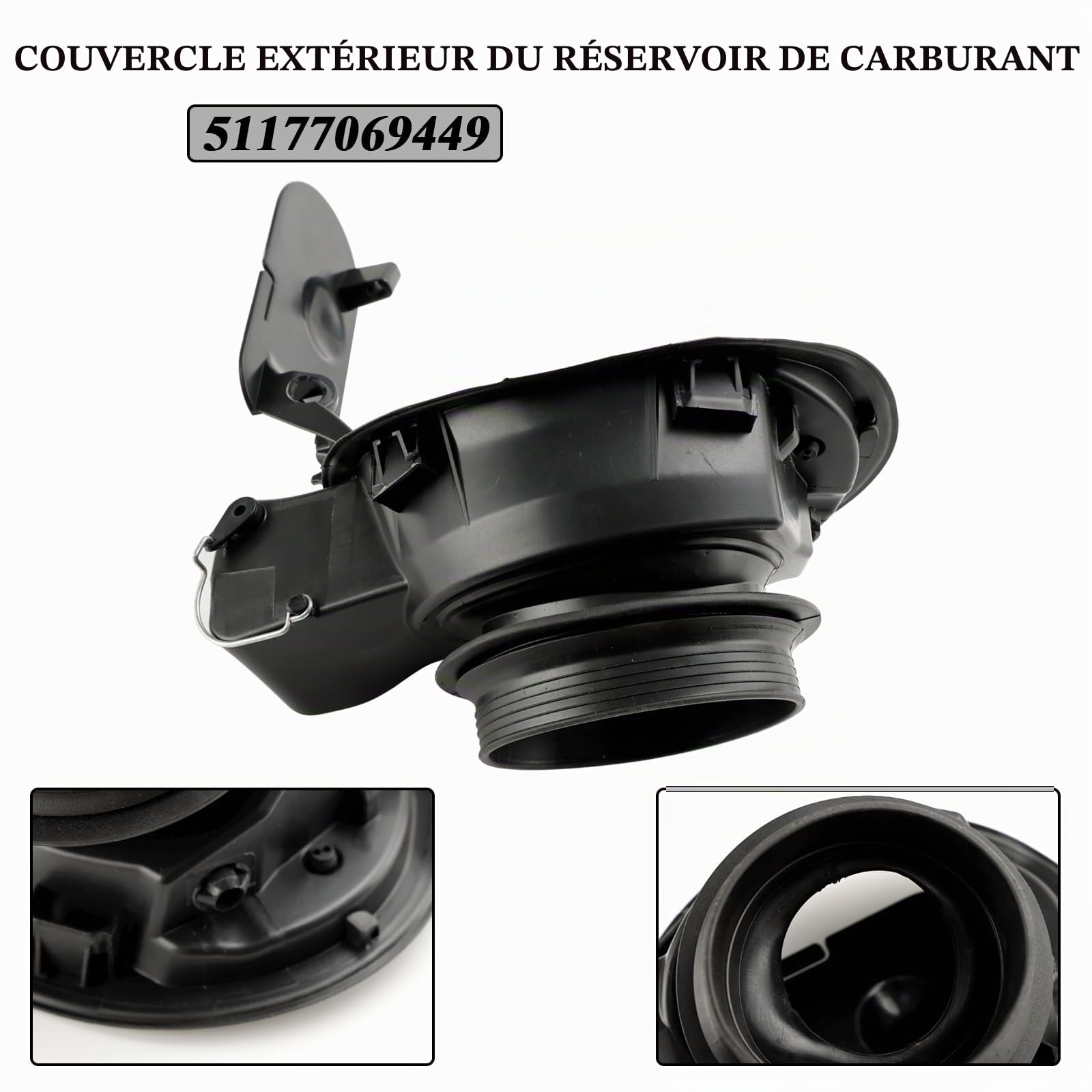Filler Pot Tank Flap Hinge Cover 51177069449 for BMW 1 Series E81 E87
