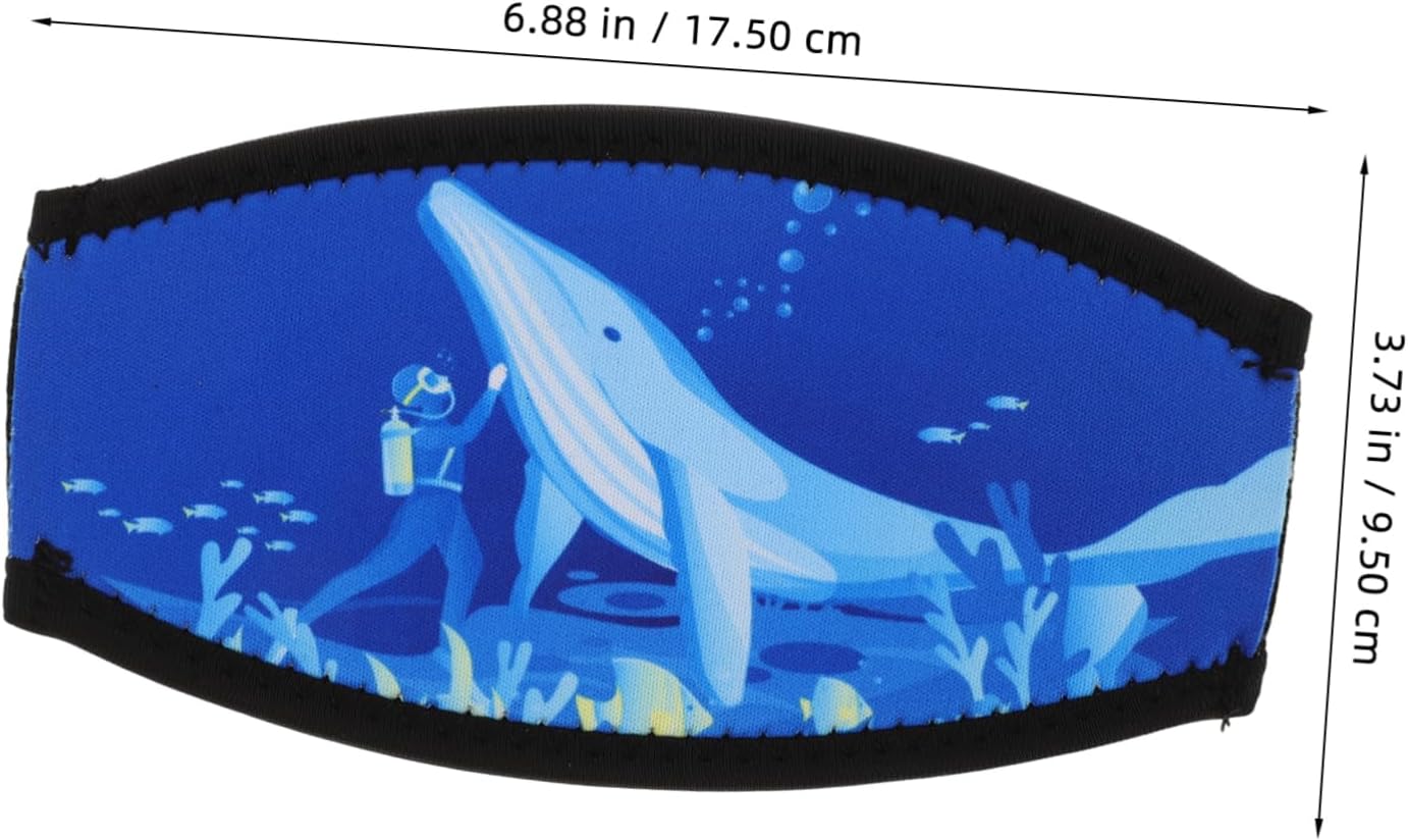 Strap Cover Neoprene Mask Strap Scuba Hair Cover for Snorkeling Deep Diving