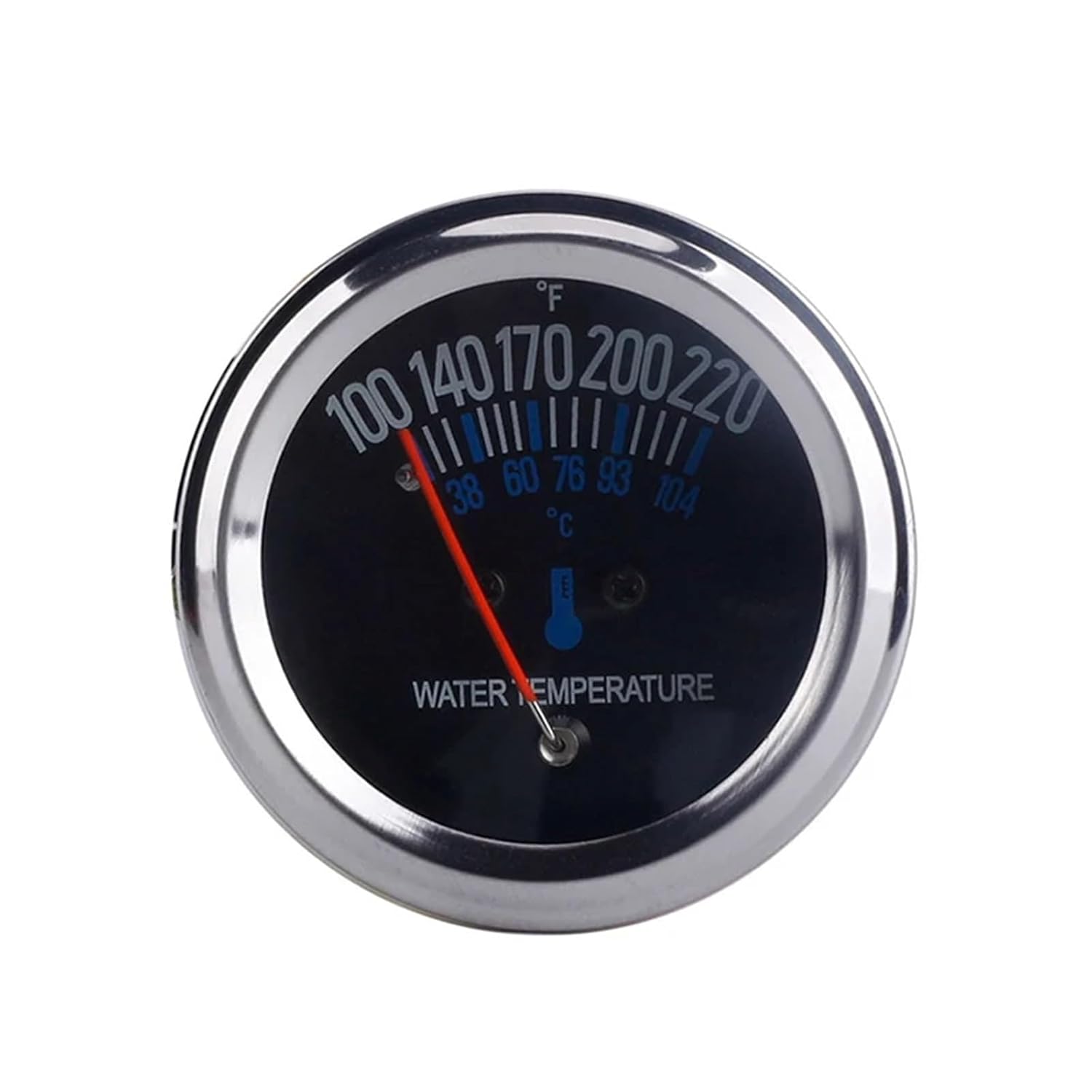 Automotive 52MM Mechanical Water Temperature Gauge 100-220 ℉ 12V Universal Instrument