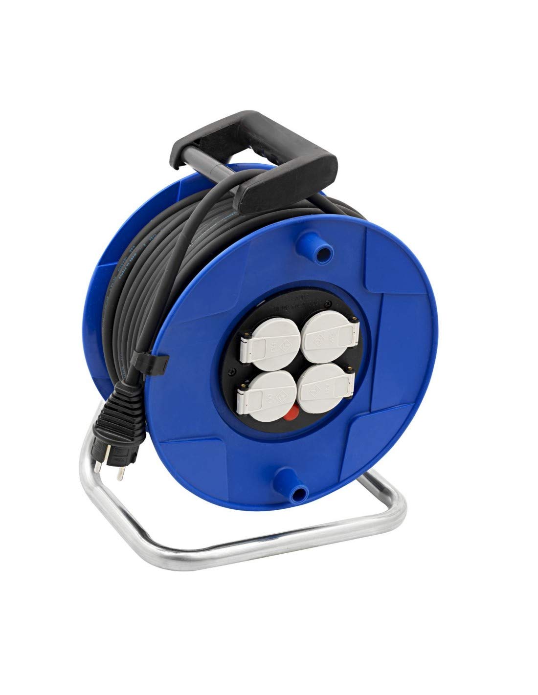 Brennenstuhl - Enrouleur electrique de chantier - Long. m.40 - Câble.3 x 2,5 - Nbre de prises.4 -