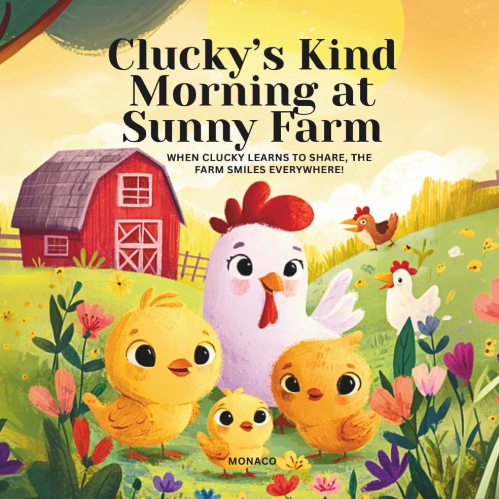 Clucky's Kind Morning at Sunny Farm: When Clucky learns to share, the farm smiles everywhere!