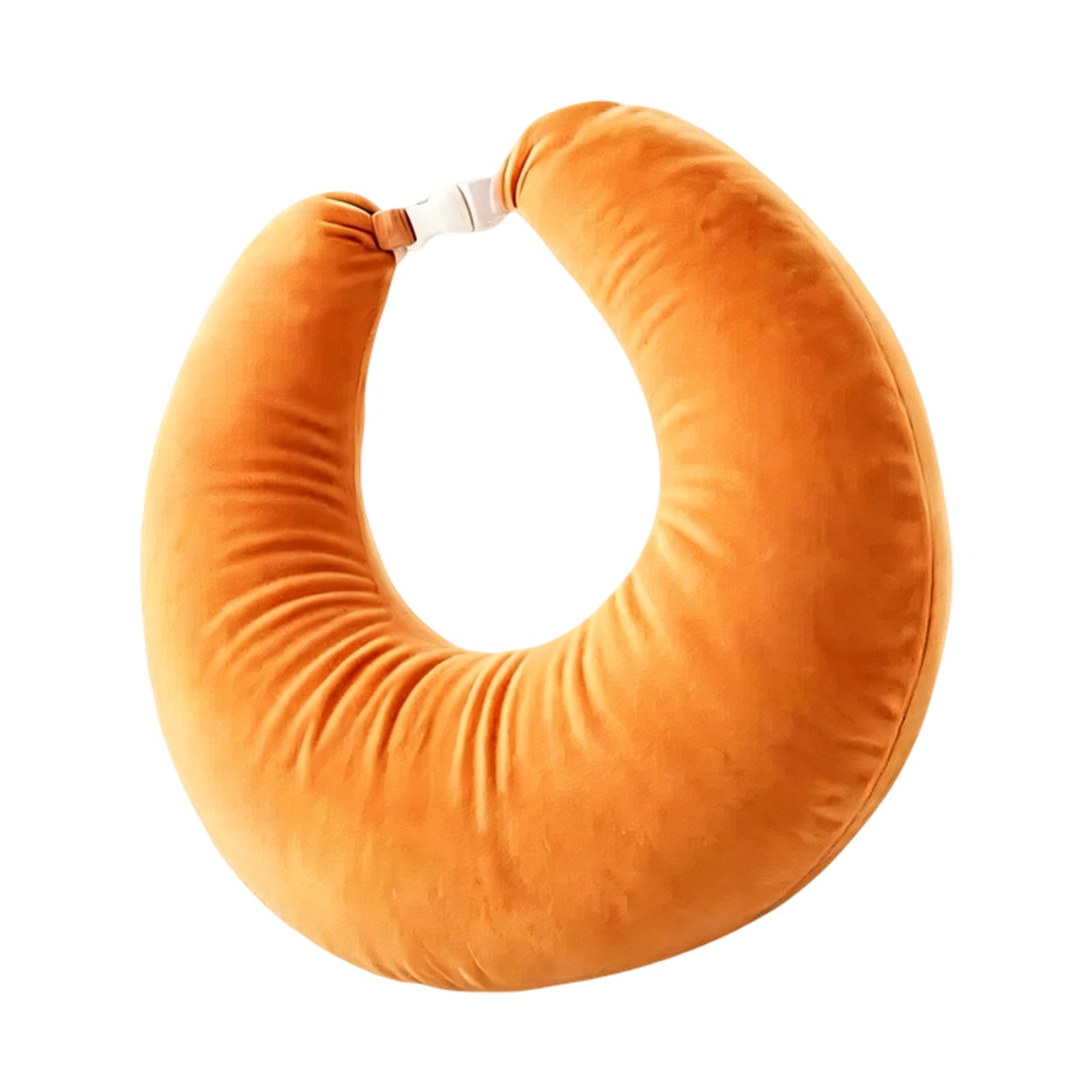 Msioytog Plush Reading Cushion U-Shaped Front Buckle Pillow for Couch Lounging, Seated and Casual Phone Use Sofa Reading Pillow Lap Phone Use Cushion