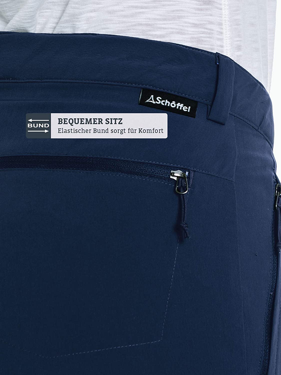 Schöffel Damen Pants Ascona, leichte Wanderhose für Frauen, vielseitige Outdoor Hose mit optimaler Passform und praktischen Taschen