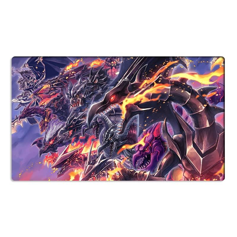 Amazon.com: Mlikemat New Playmat Red-Eyes Black Dragon TCG CCG