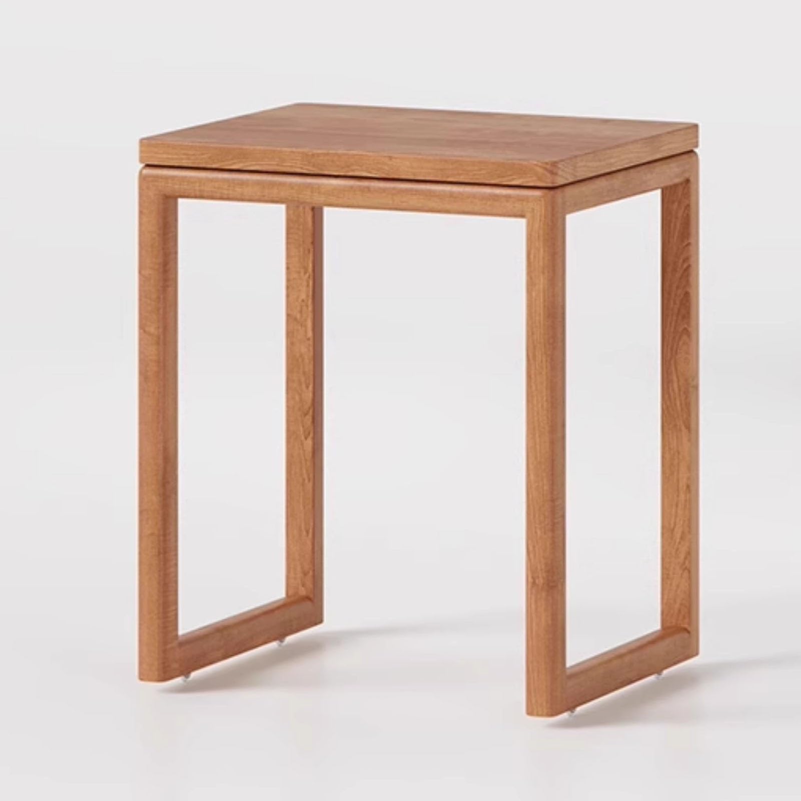 Table d'appoint canapé avec rangement caché pour aspirateur robot