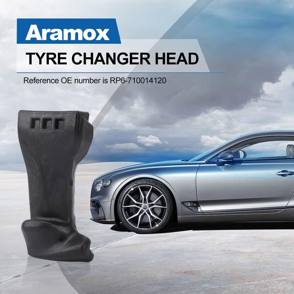 Aramox Tyre Changer Head, Nylon & Plastic Tyre Changers Part Mount Demount Duck Head Universal RP6-710014120, Tire Mounting Machine Duckhead Hunter Tire Machine Duck Head, Black