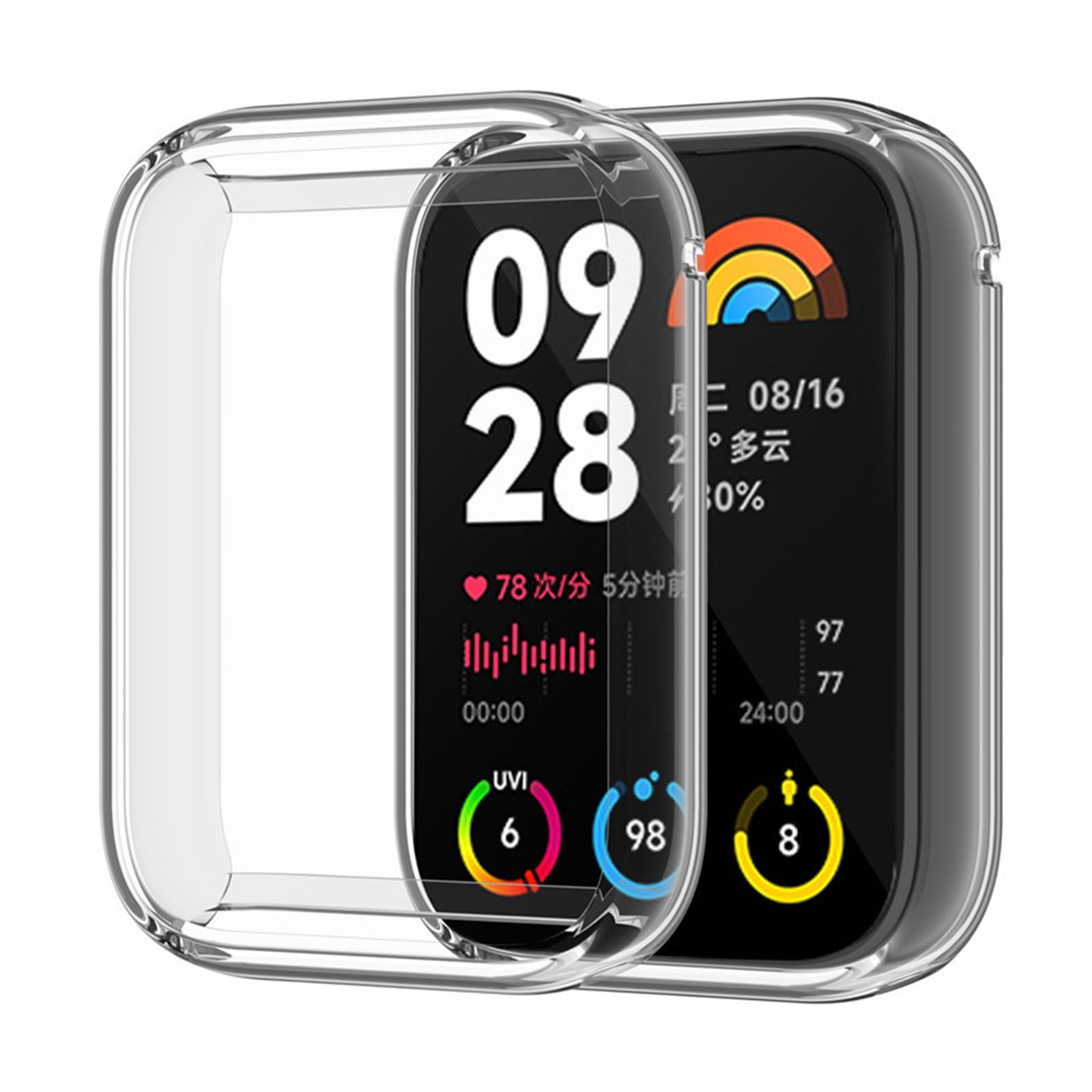 Mrisata Compatibile con Watch GT Runner Protector Case Placcato Soft