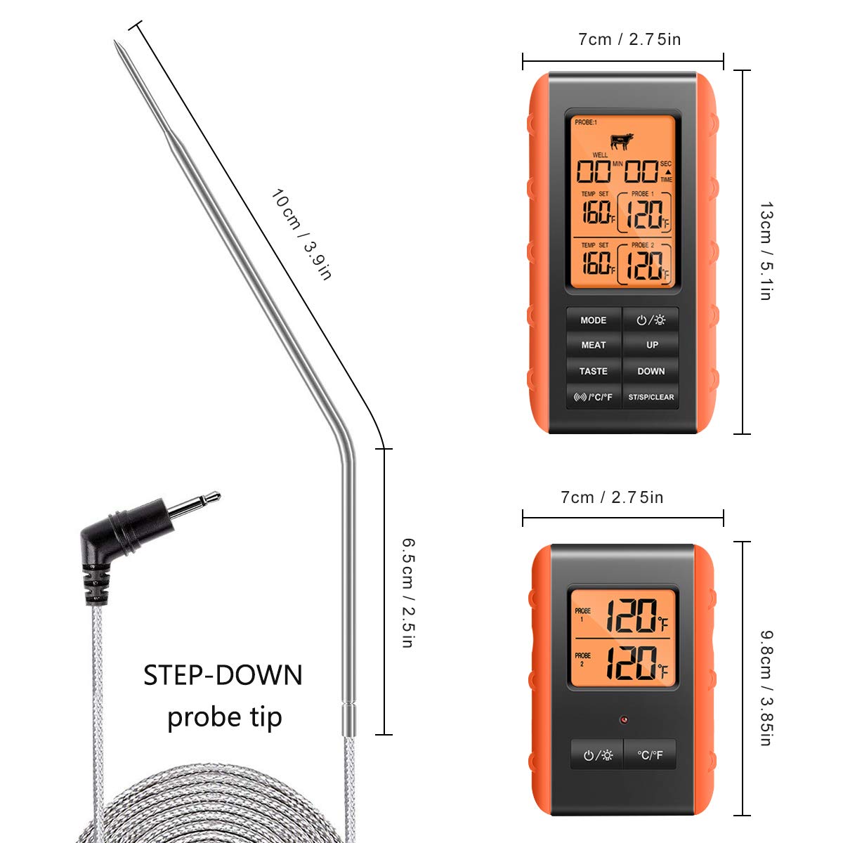 thermopro tp20 bluetooth digital thermometer