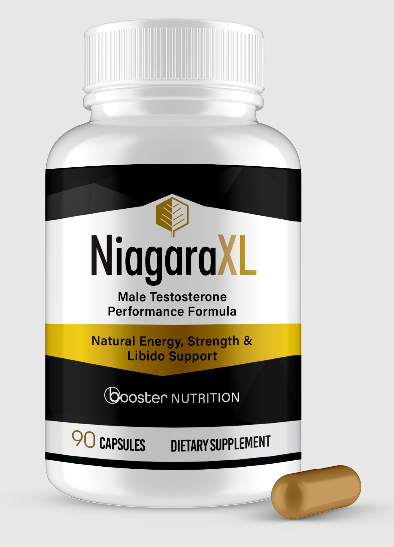 Niagara XL Testosterone Booster Supplement for Men, Niagara XL Pills are designed to supercharge your drive, enhance your vitality, boost performance, and promote muscle and strength (60 Capsules)