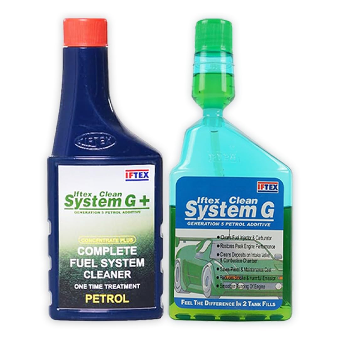 Iftex System G+ 300 ml & System G 200 ml Fuel Additive/Injector Cleaner/Treats 300 litres Petrol Cars. Keeps Engine Clean from Carbon Deposit Builtup, Increases Fuel Economy, Pickup & Smoothness-image-13