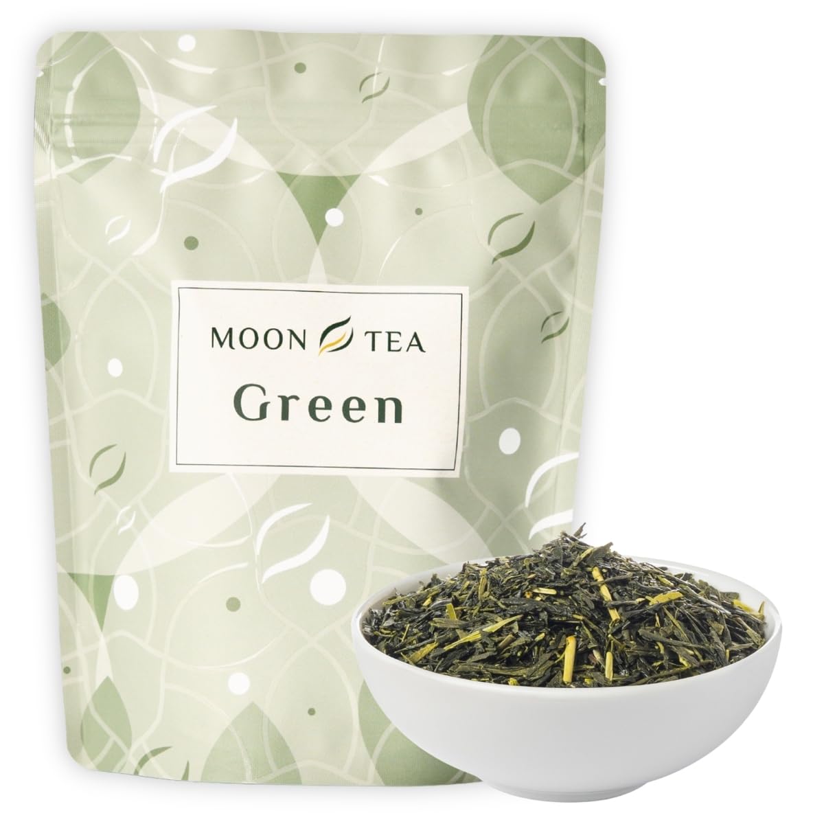 MoonTea | Té Verde Sencha – Grade 1 Dao Ren Feng – Asamushi – Sencha & Matcha – Selección de Tés Verdes en Hoja de Estilo Elegante y Equilibrado (100 g, Sencha Shizu Machiko)