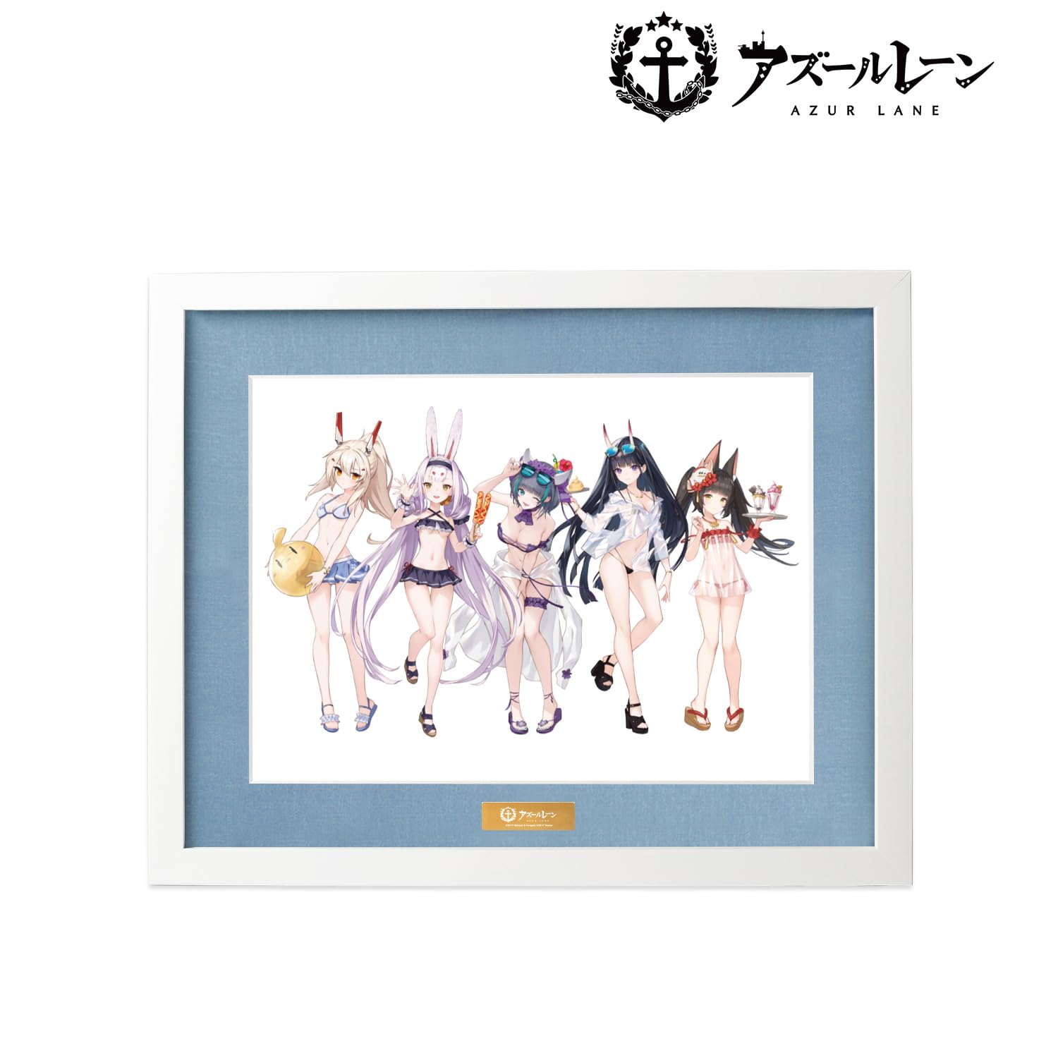 アズールレーン 描き起こしイラスト 能代 水着ver. キャラファイングラフ