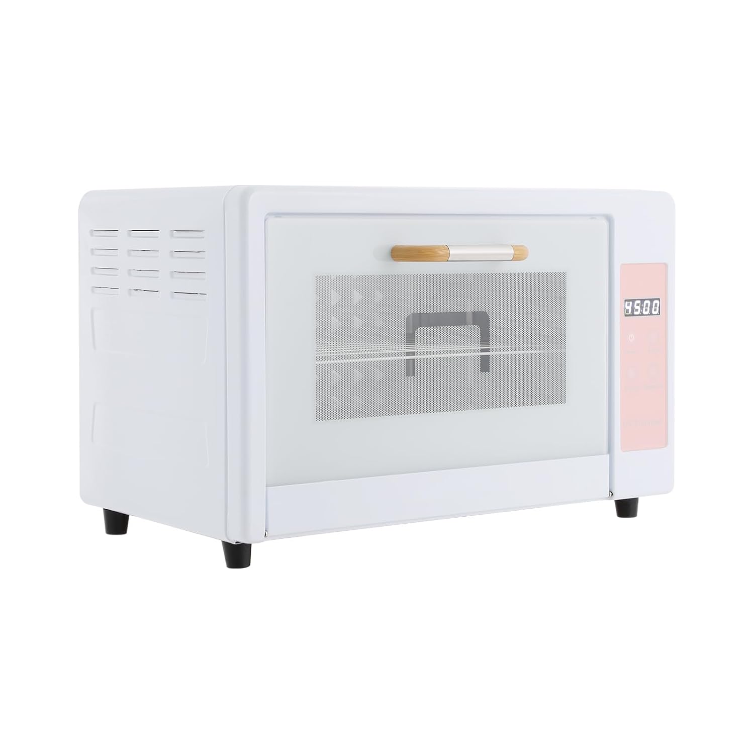 Nail Tool Sterilizer, 24L Multifunctional Nail Tool Cleaning Machine, Nail Tool Drying Box with UV & 167? Hot Air, Adjustable Tiers, LED Display, For Hair, Salon, Spa, Nail, Salon (Pink) Pink - 24L