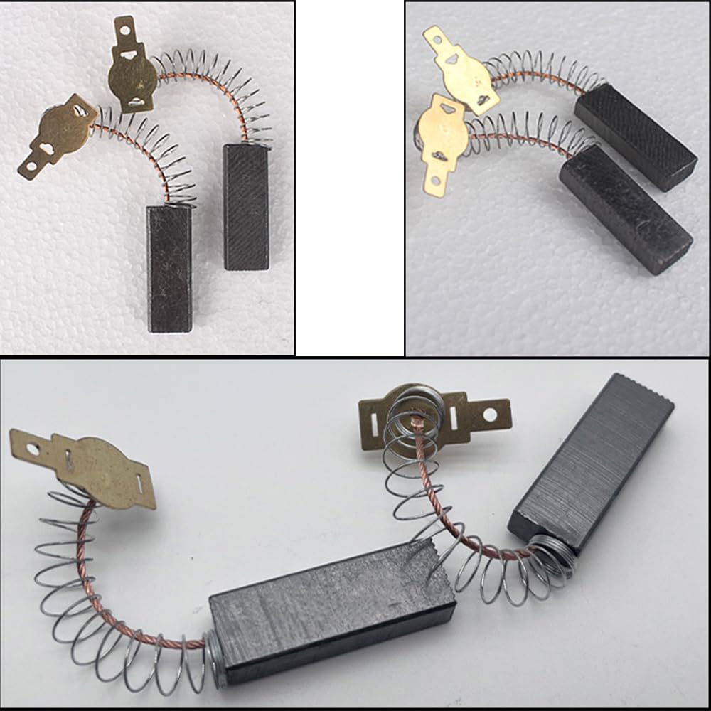 2 Spazzole Motore Carboncini 6x11mm Per Turbina Domel 778-5 586-2 Ughi