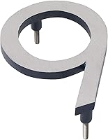 Vista 17 de Montague Metal Products Número de casa moderno de 6 pulgadas, número de casa flotante, fácil de instalar (0, cobre antiguo)