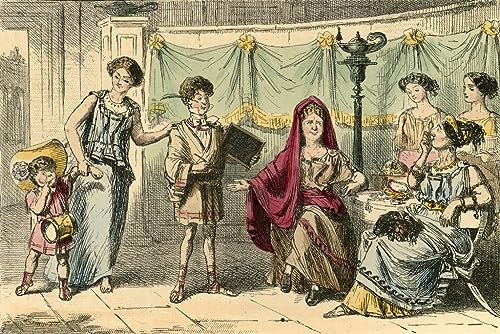 Toile Peinture la Mère des Gracques Déco Chambre