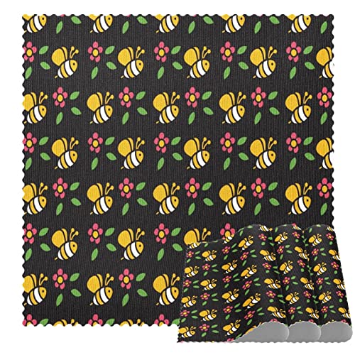 Set de table de cuisine abeille rouge noir isolant pour stopper les rayures