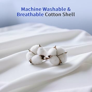 Flat Pillow - Adjustable Low Pillow for Side Back Stomach Sleepers