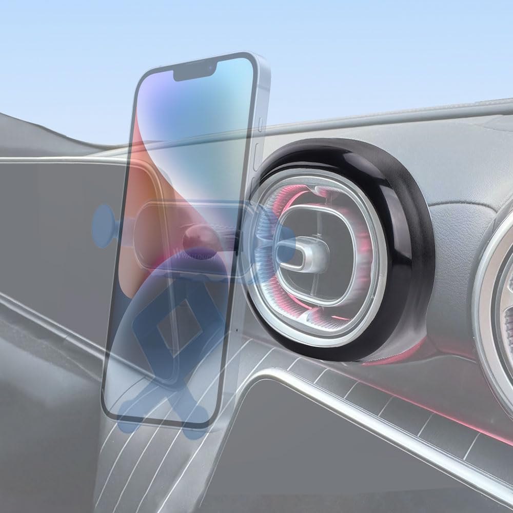 Applicable with Mercedes Benz‘s (22-24)C200/C260/ C300/C350/24GLC260/GLC300/24CLE260/CLE300/GLC63 AMG, Automatic Locking Air Vent Cell Phone Holder, Applicable with Mercedes-Benz’s C63 AMG Accessories