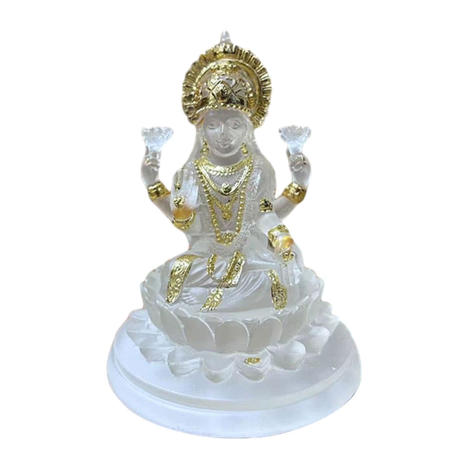 TWISAXC Meditation Statues Figurines Sculpture Ornaments Beautiful Decorative Buddha Statue For Any Garden Decorative Hindu On Statue Home Decoration Hindu Buddha Sculpture, Translucent, Height 11cm
