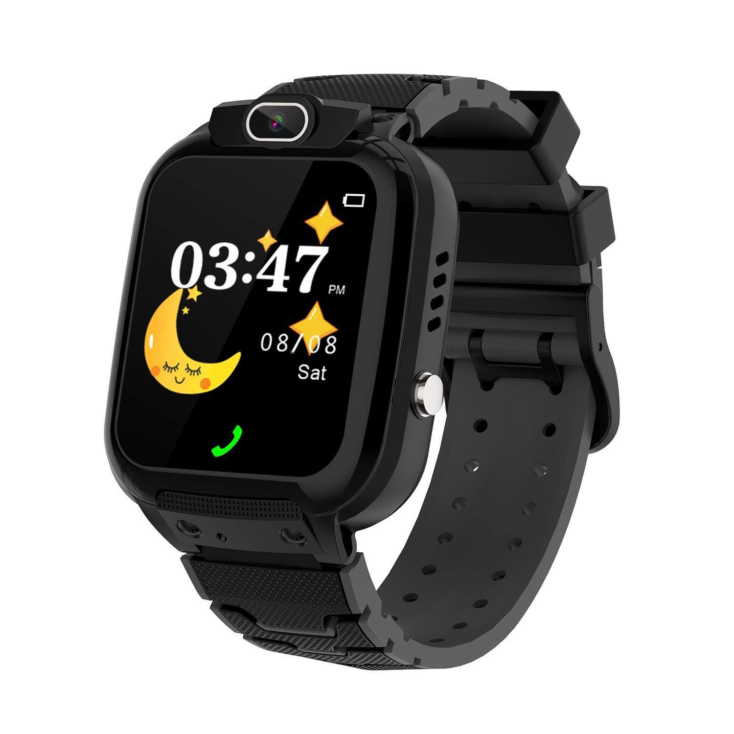 4G Smartwatch Bambini con GPS e Videochiamate, Orologio Telefono Bambino con Chiamate, Chat Vocale, SOS, Modalità Scuola, IP68, Contapassi, Sveglia, Fotocamera, Regalo per Ragazza e Ragazzo